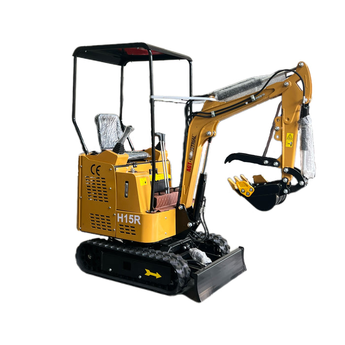 AGT 1.5 Ton 13.5HP Mini & Small Excavator, With Pilot System Gasoline For Sale| AGT-H15R