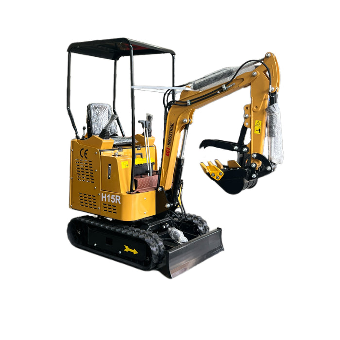 AGT 1.5 Ton 13.5HP Mini & Small Excavator, With Pilot System Gasoline For Sale| AGT-H15R