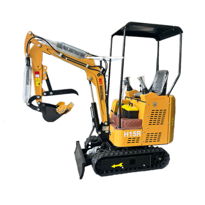 AGT 1.5 Ton 13.5HP Mini & Small Excavator, With Pilot System Gasoline For Sale| AGT-H15R