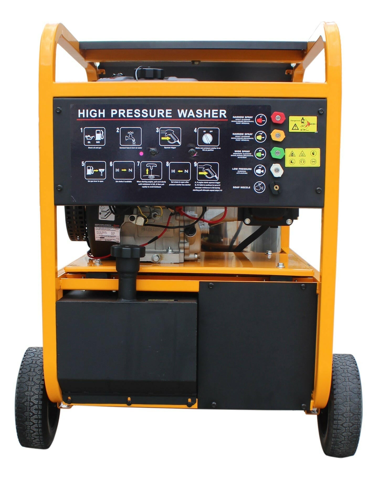Industrial Hot Water Pressure Washer Diesel Burner 4000 PSI | HPW4000