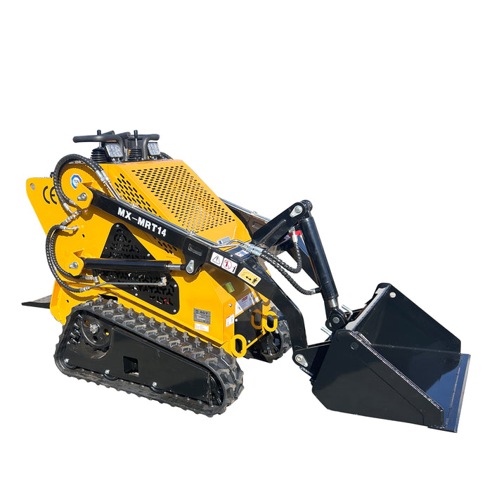 AGT 0.7 Ton, RATO Engine 13.5HP Stand-On Skid Steer Track Loader Crawler | AGT-MX-MRT14