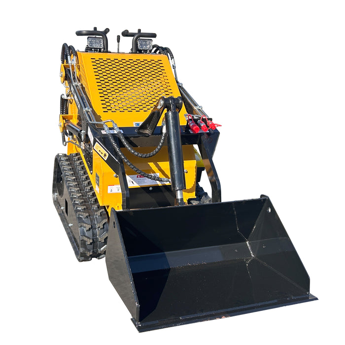 AGT 0.7 Ton, RATO Engine 13.5HP Stand-On Skid Steer Track Loader Crawler | AGT-MX-MRT14