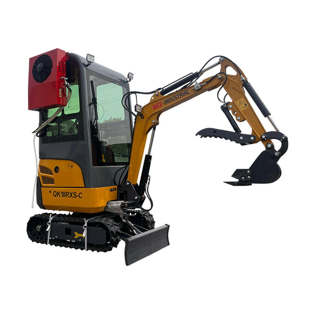 1 Ton Mini Excavator Rato Engine Enclosed AC Cab Thumb | KH18-C