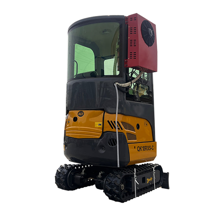 2024 Latest AGT RATO 1-ton Mini & Small Excavator, With Air Conditioning, Side Swing and Enclosed Cab For Sale | AGT-KH18-C