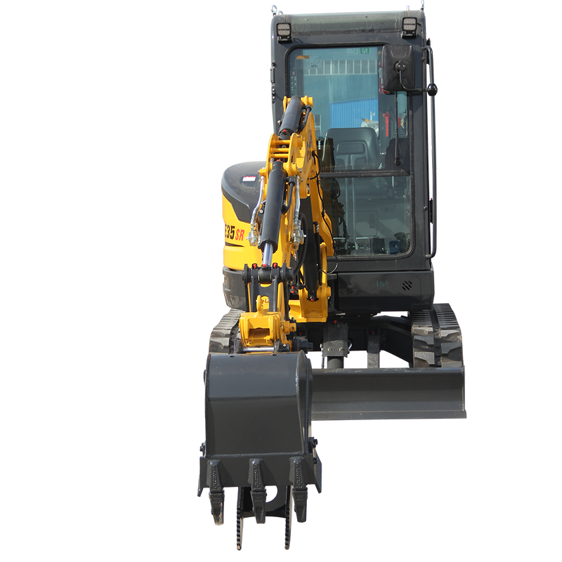 2.8 Ton, Yanmar Diesel Engine Mini Excavator w/ Hydraulic Thumb | CFG-STE35SR