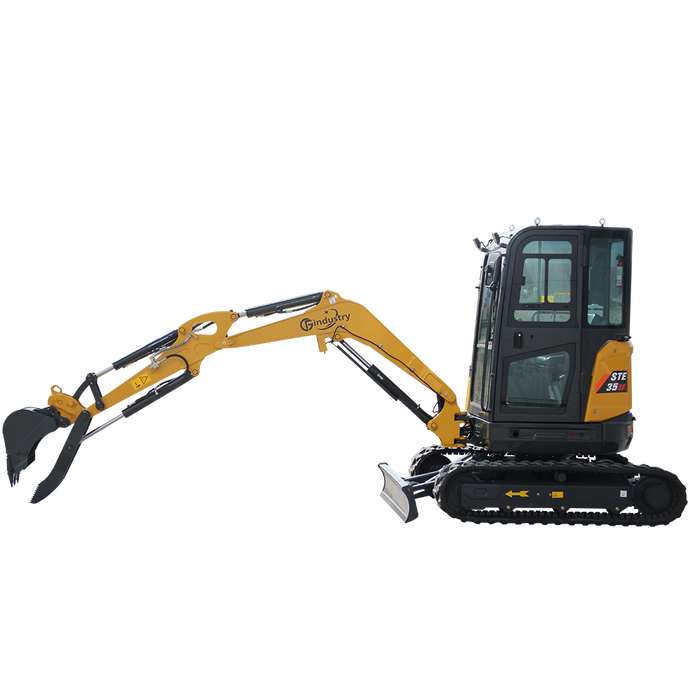 2.8 Ton, Yanmar Diesel Engine Mini Excavator w/ Hydraulic Thumb | CFG-STE35SR