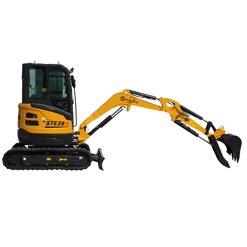 2.8 Ton, Yanmar Diesel Engine Mini Excavator w/ Hydraulic Thumb | CFG-STE35SR