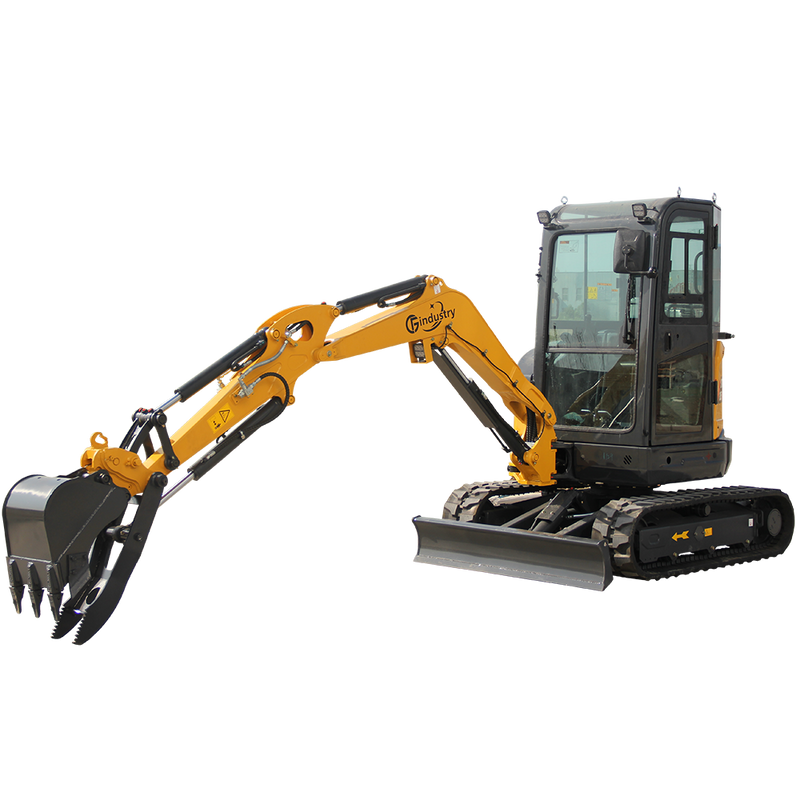 2.8 Ton, Yanmar Diesel Engine Mini Excavator w/ Hydraulic Thumb | CFG-STE35SR