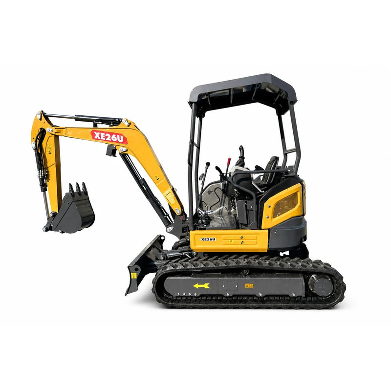 AGT 3 Ton Mini Excavator, Kubota D1105 Diesel Engine, 110" Digging Depth, Side Swing Boom | KE26U