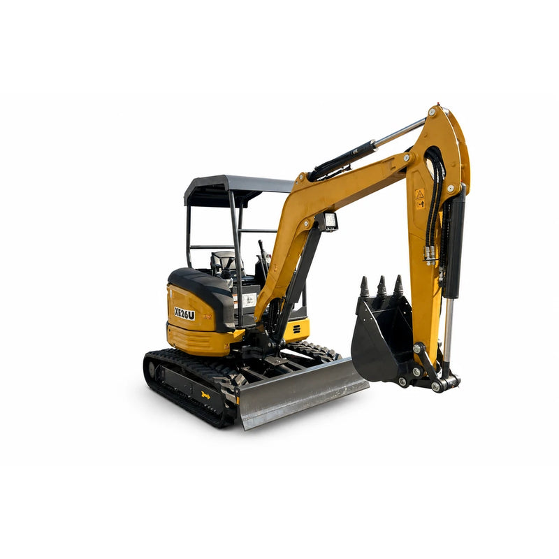 AGT 3 Ton Mini Excavator, Kubota D1105 Diesel Engine, 110" Digging Depth, Side Swing Boom | KE26U