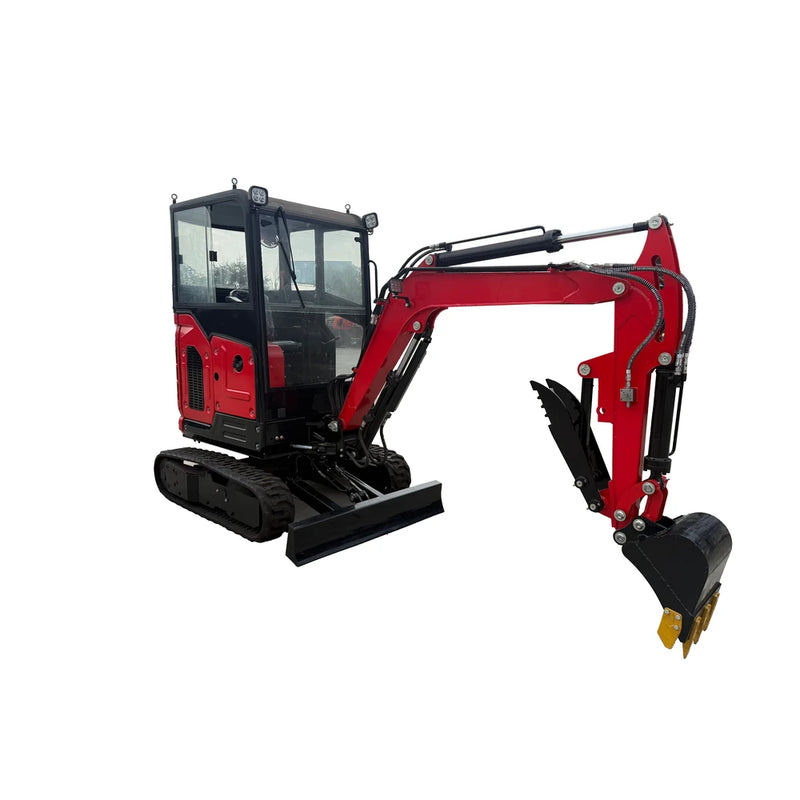 AGT 2.5 Ton Mini Excavator w/ Cab, Yanmar 3TNV80F Diesel Engine, 98" Digging Depth, Side Swing Boom | KT35-CY