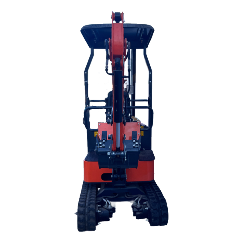 1 Ton, B&S Engine Mini Excavator | AGT-L12 + Free Rake & Ripper