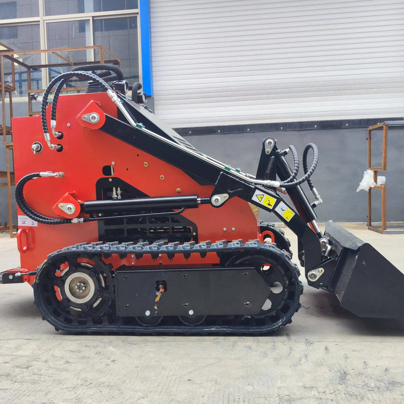 CFG 1 Ton Mini Skid Steer Track Loader w/ Rato R740D 23HP Gas Engine, 485 lbs Lifting Capacity | LRT23