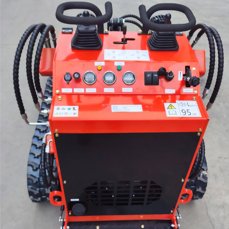 CFG 1 Ton Mini Skid Steer Track Loader w/ Rato R740D 23HP Gas Engine, 485 lbs Lifting Capacity | LRT23