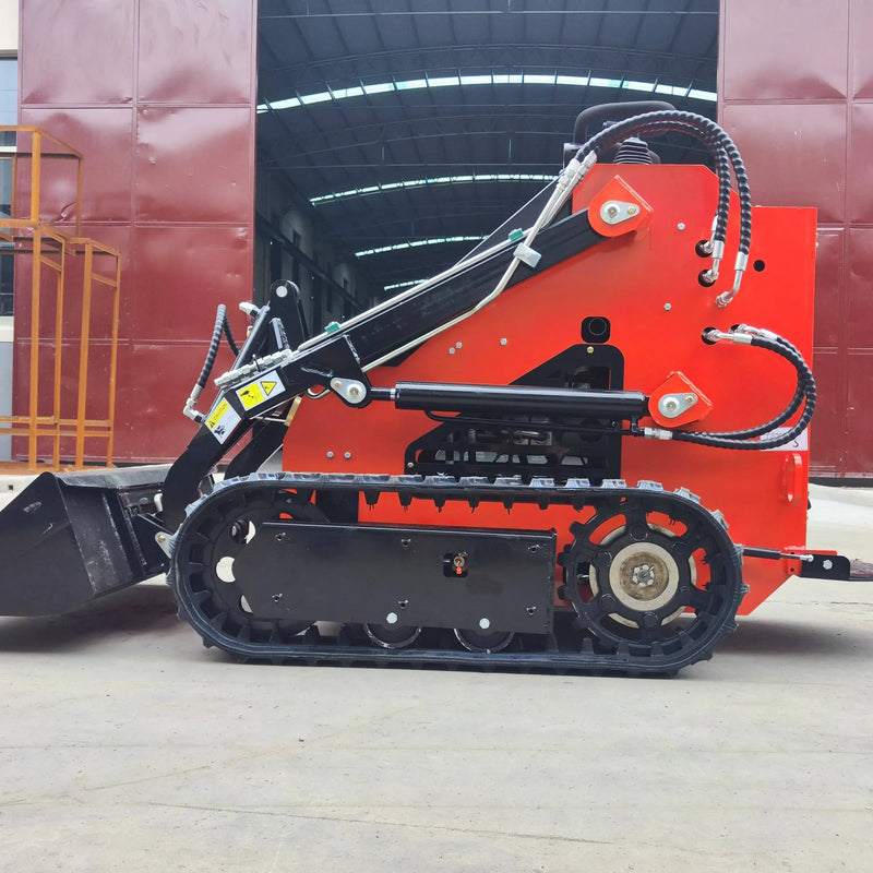 CFG 1 Ton Mini Skid Steer Track Loader w/ Rato R740D 23HP Gas Engine, 485 lbs Lifting Capacity | LRT23