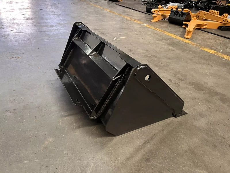 AGT 32" Bucket Without Teeth for Mini Skid Steer Toothless Bucket | M-BK32