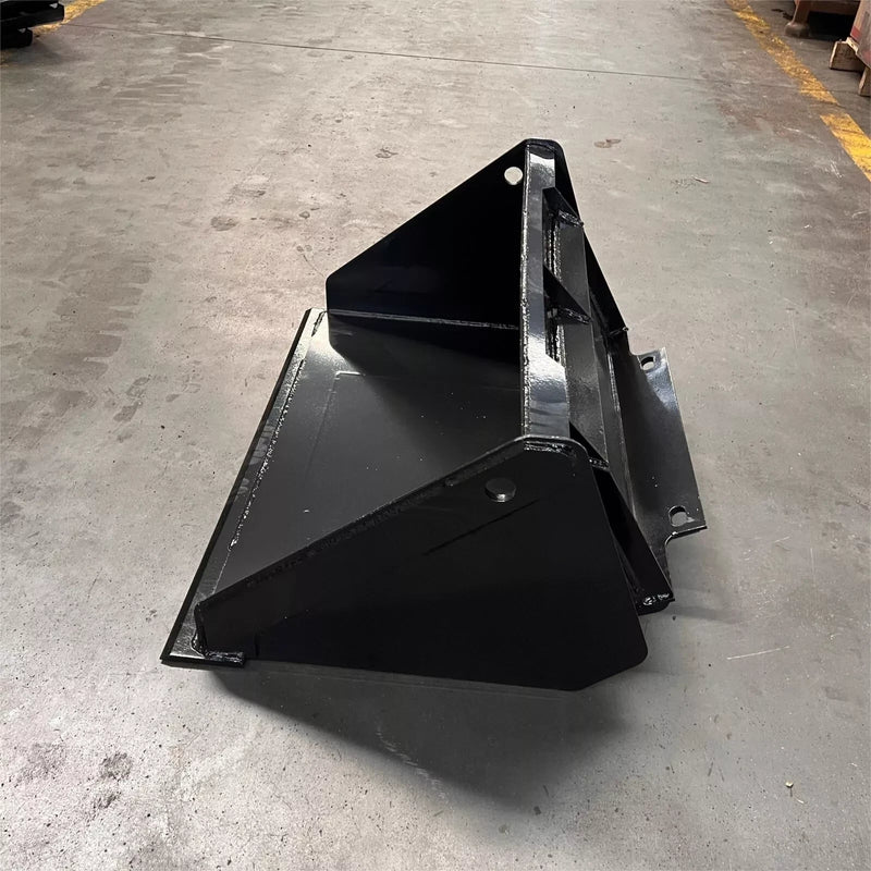 AGT 32" Bucket Without Teeth for Mini Skid Steer Toothless Bucket | M-BK32