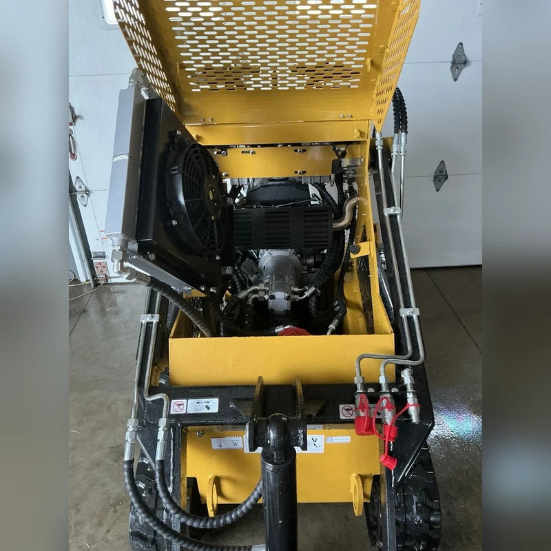 AGT 0.8 Ton Mini Stand-On Tracked Skid Steer Loader w/ Rato R740D 23HP Twin-Cylinder Engine, 441 lbs Lift Capacity | MX-CRT23