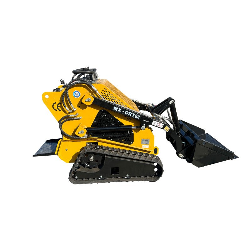 Grot Loader 1 Ton Mini Stand-On Skid Steer Rato 24HP Track Loader | MX-CRT23