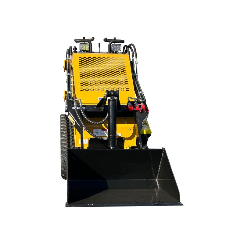1 Ton Mini Stand-On Skid Steer Rato 24HP Track Loader | MX-CRT23
