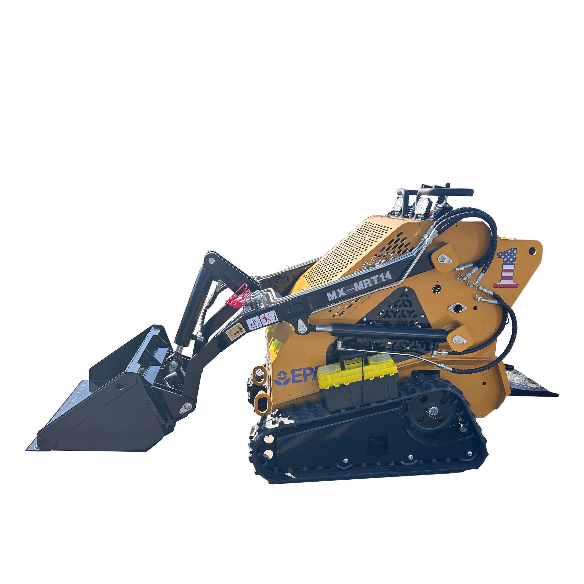 0.8 Ton Mini Stand-On Skid Steer Rato 13.5HP Loader | MX-MRT14