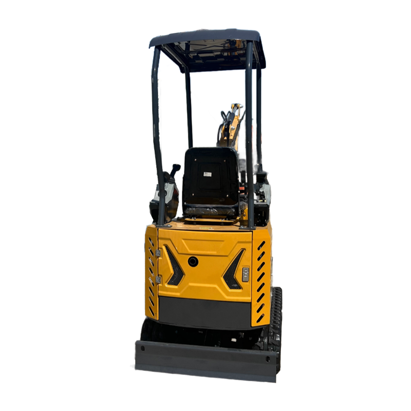 1 Ton, B&S Engine Mini Excavator w/ Pilot Control & LED Light | MX12-B + Free Rake & Ripper