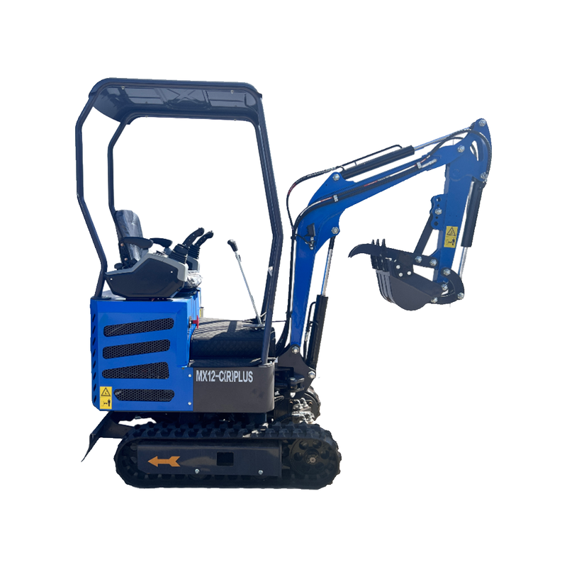 1 Ton Fuel Injected Engine Mini Excavator w/ Side Swing Boom and Pilot Control | MX12-CRPLUS