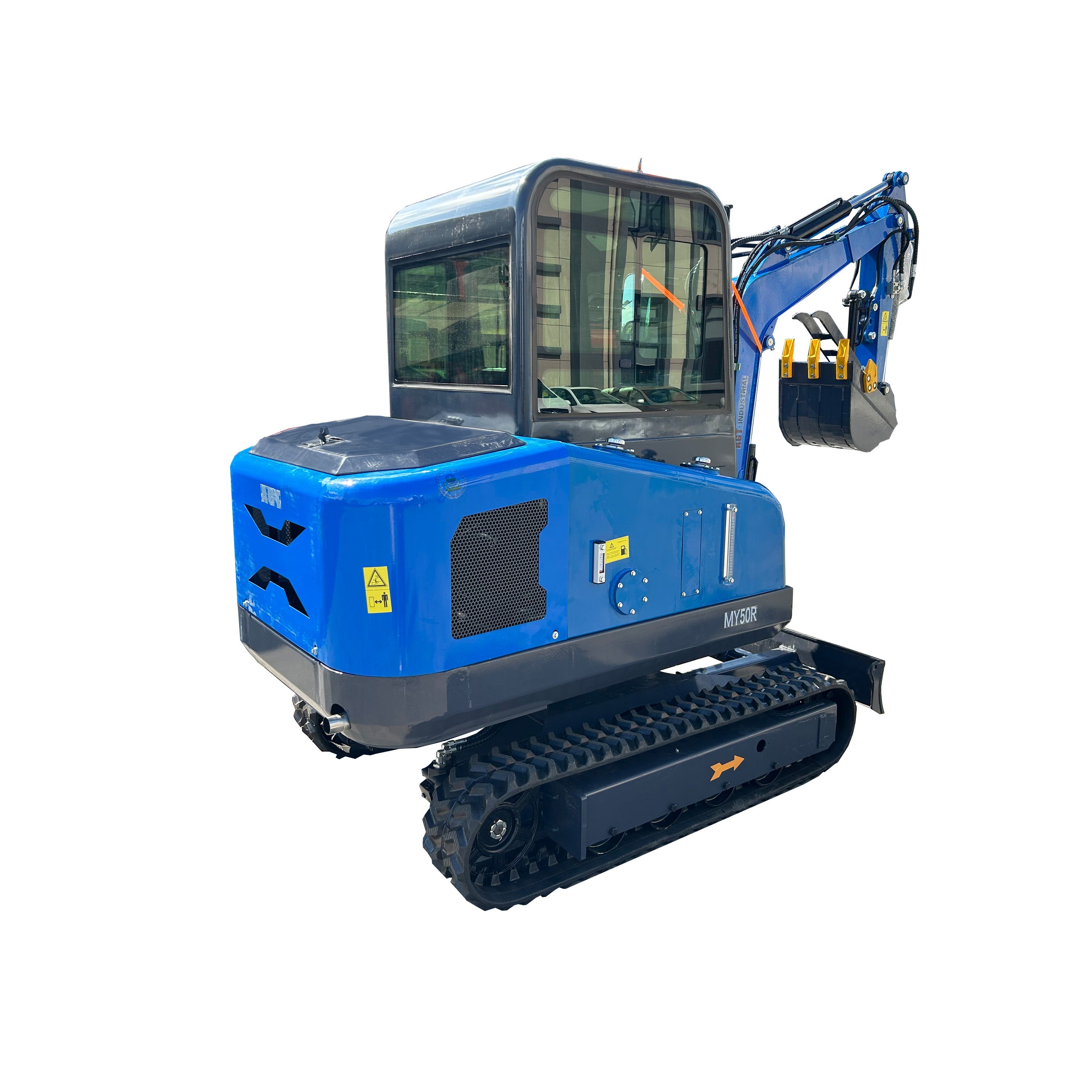 2 Ton Mini Excavator Rato 28HP Enclosed Cab Hydraulic Thumb | MY50R