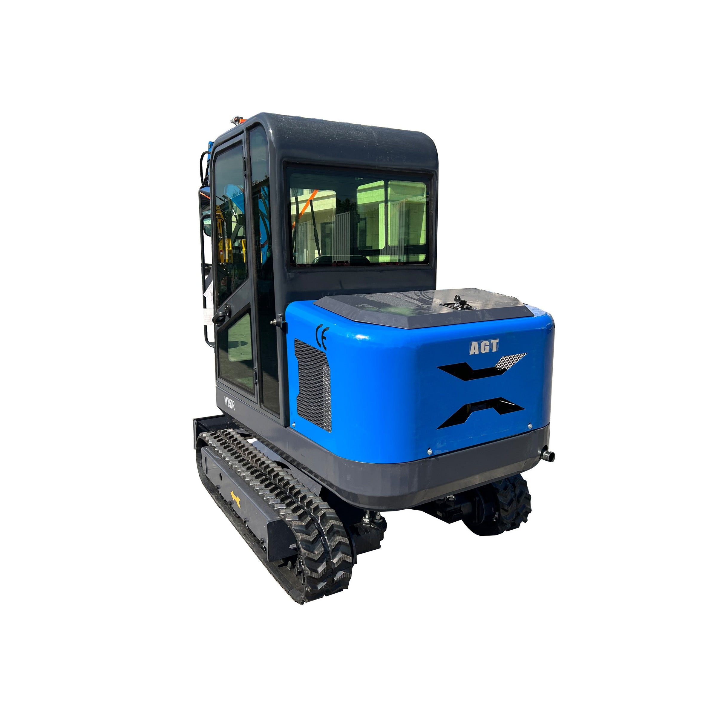 2 Ton Mini Excavator Rato 28HP Enclosed Cab Hydraulic Thumb | MY50R