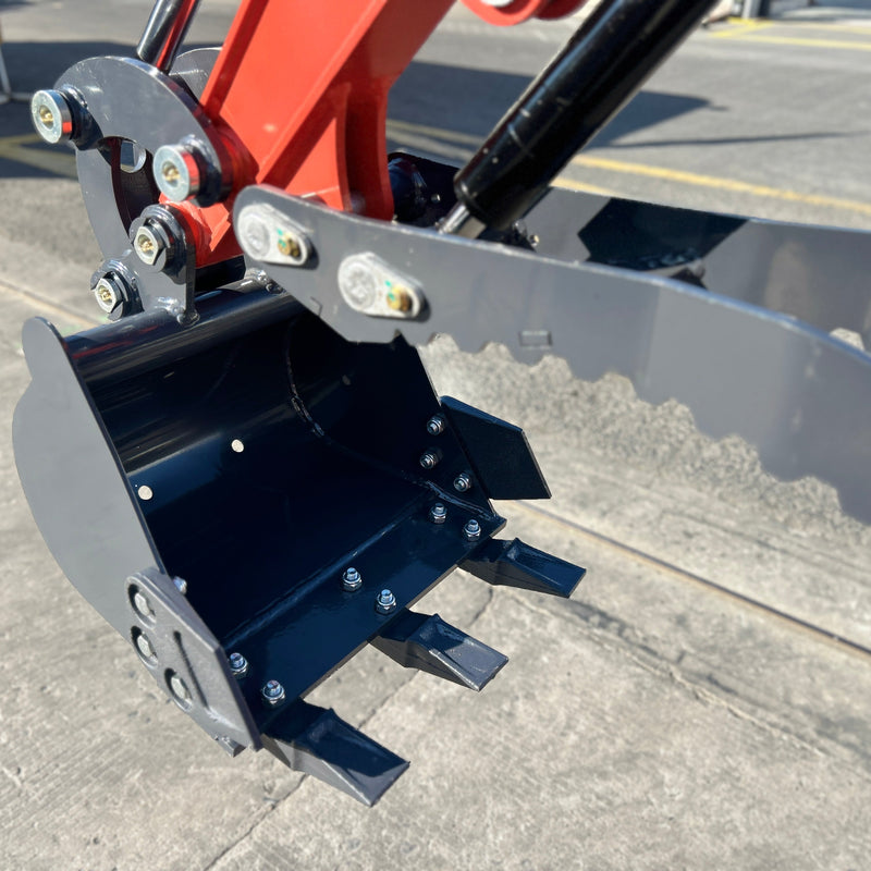 AGT 1 Ton Mini Excavator w/ R740D 23.5HP Engine, 67" Dig Depth, Enclosed Cab w/ A/C & Pilot Control | QK20R