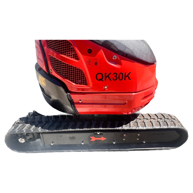 AGT 2.8 Ton Mini Excavator w/ Kubota D1105 27.5HP Diesel Engine, Enclosed Cab w/ Cooling Fan & Pilot Control | QK30K