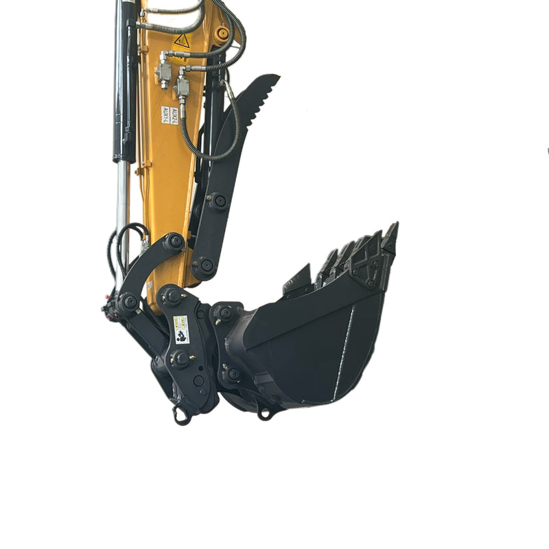 6 Ton, Kubota V2607T Engine Mini Excavator w/ Hydraulic Thumb & Pilot Control | STE75