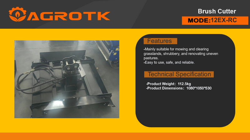 Mini Excavator Mower Brush Cutter | 12EX-RC