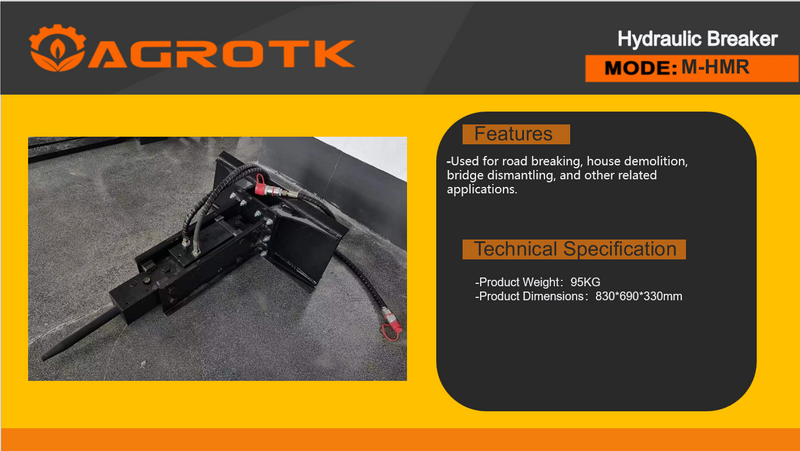 Mini Skid Steer Breaker-Hammer | AGT-M-HMR