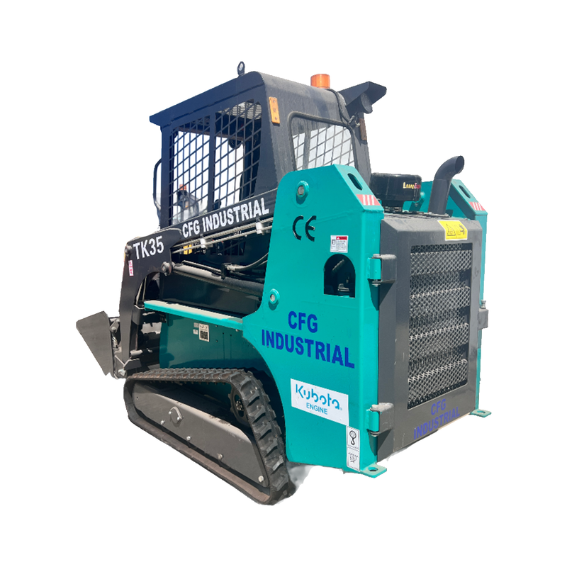 Grot Loader 1.4 Ton Open Cab Skid Steer Loader w/ Kubota Engine | TK35