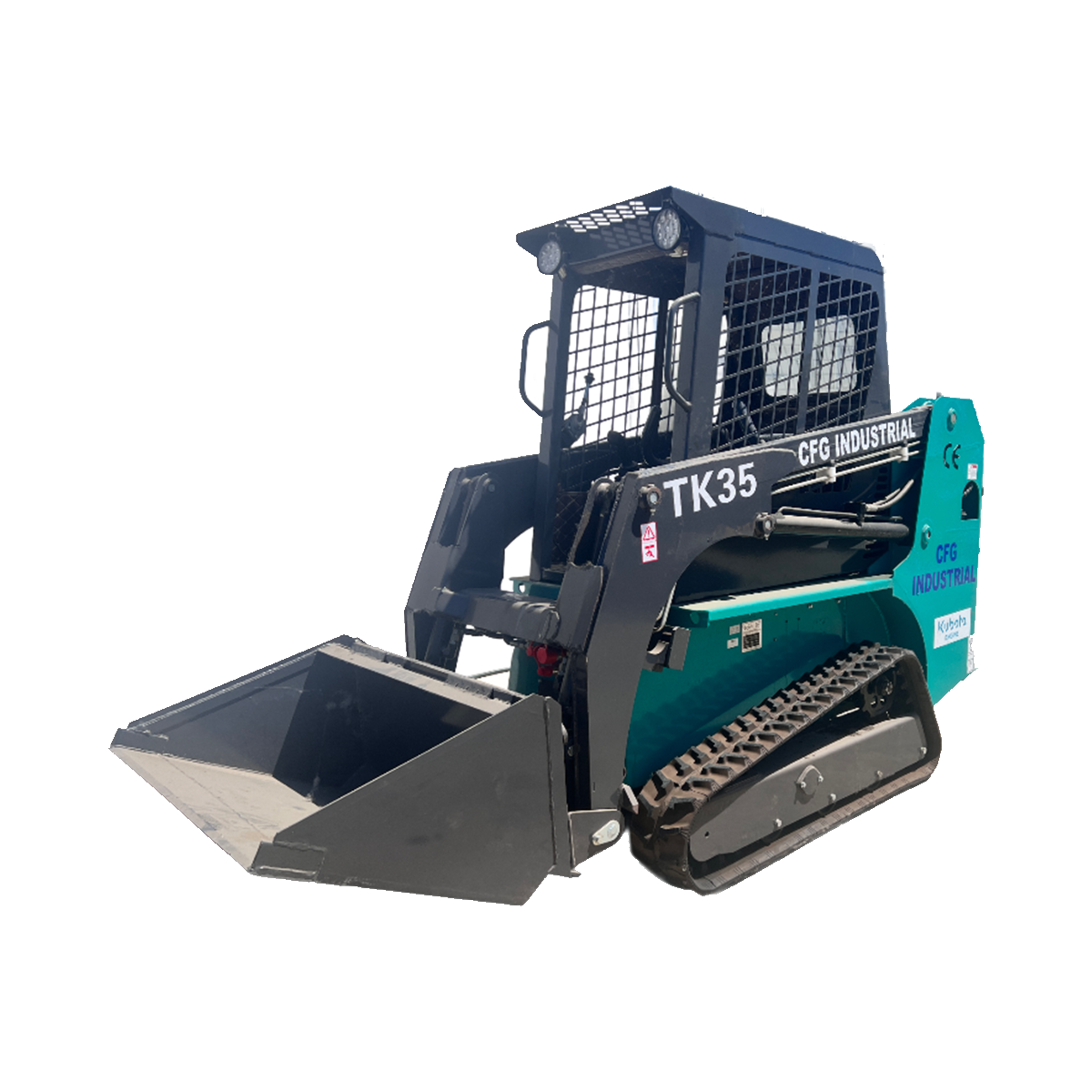 1.4 Ton Open Cab Skid Steer Loader w/ Kubota Engine | TK35
