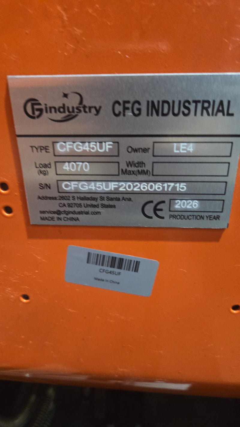 CFG-45UF Excavator With Kubota Engine Air Conditioning - Mr. Dino Stoumpos