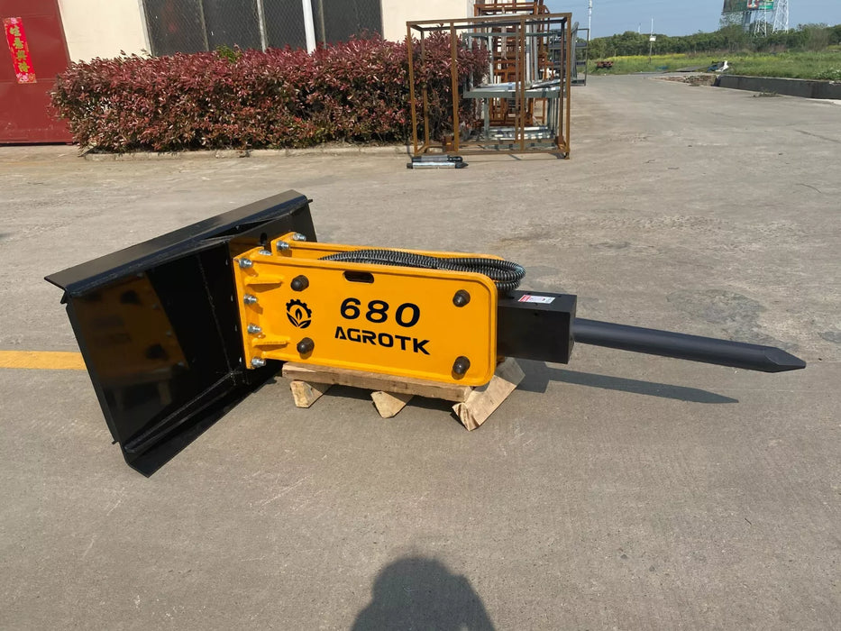AGT Skid Steer 680 Hydraulic Concrete Breaker | AGT-SSHH-680A