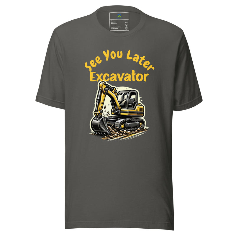 Mini Excavator T-shirt, Family Excavating T-shirt