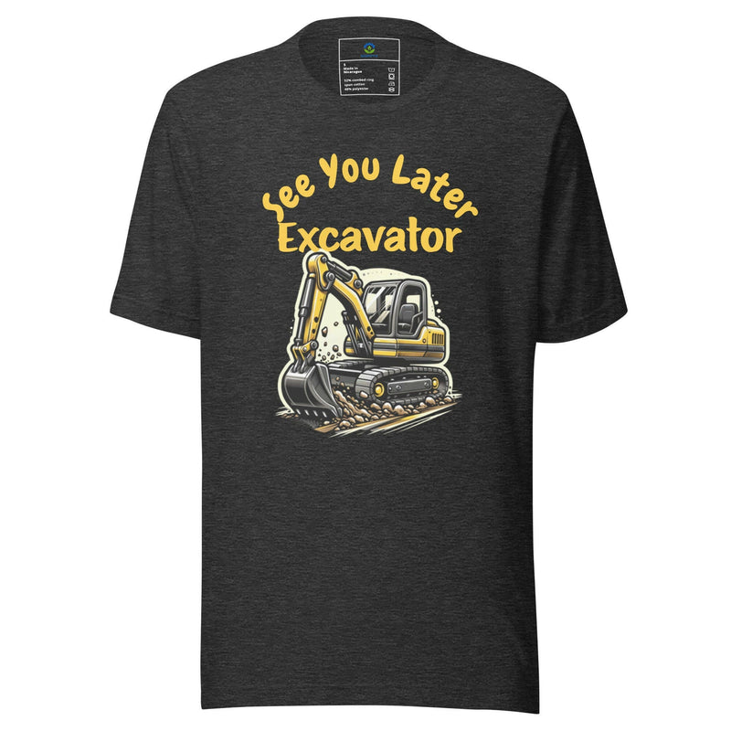 Mini Excavator T-shirt, Family Excavating T-shirt