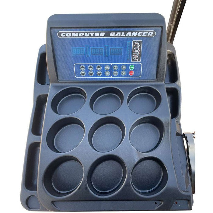 WHEEL BALANCER 10'-24" RIM DIAMETER, WITH PROTECTION HOOD | AGT-WB24