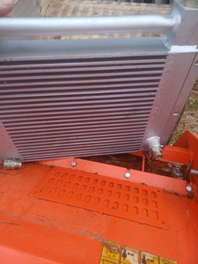 oil cooler radiator for mulcher