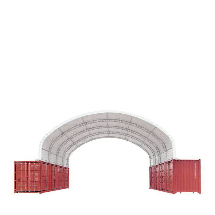 AGT-ST4040C 40' x 40' Container Canopy Shelter, PVC Fabric-agrotkindustrial