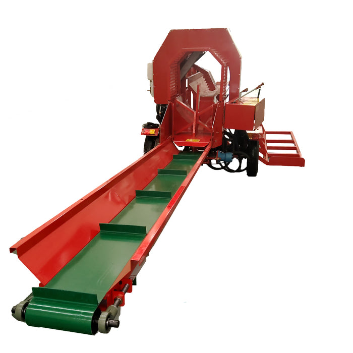 20HP Gas Engine Firewood Wood Log Processor